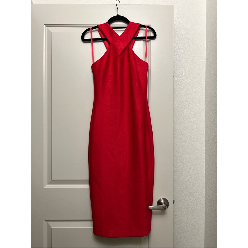 Ted Baker London | “Erskine” Snake-Embossed Sheath Dress | Size 1